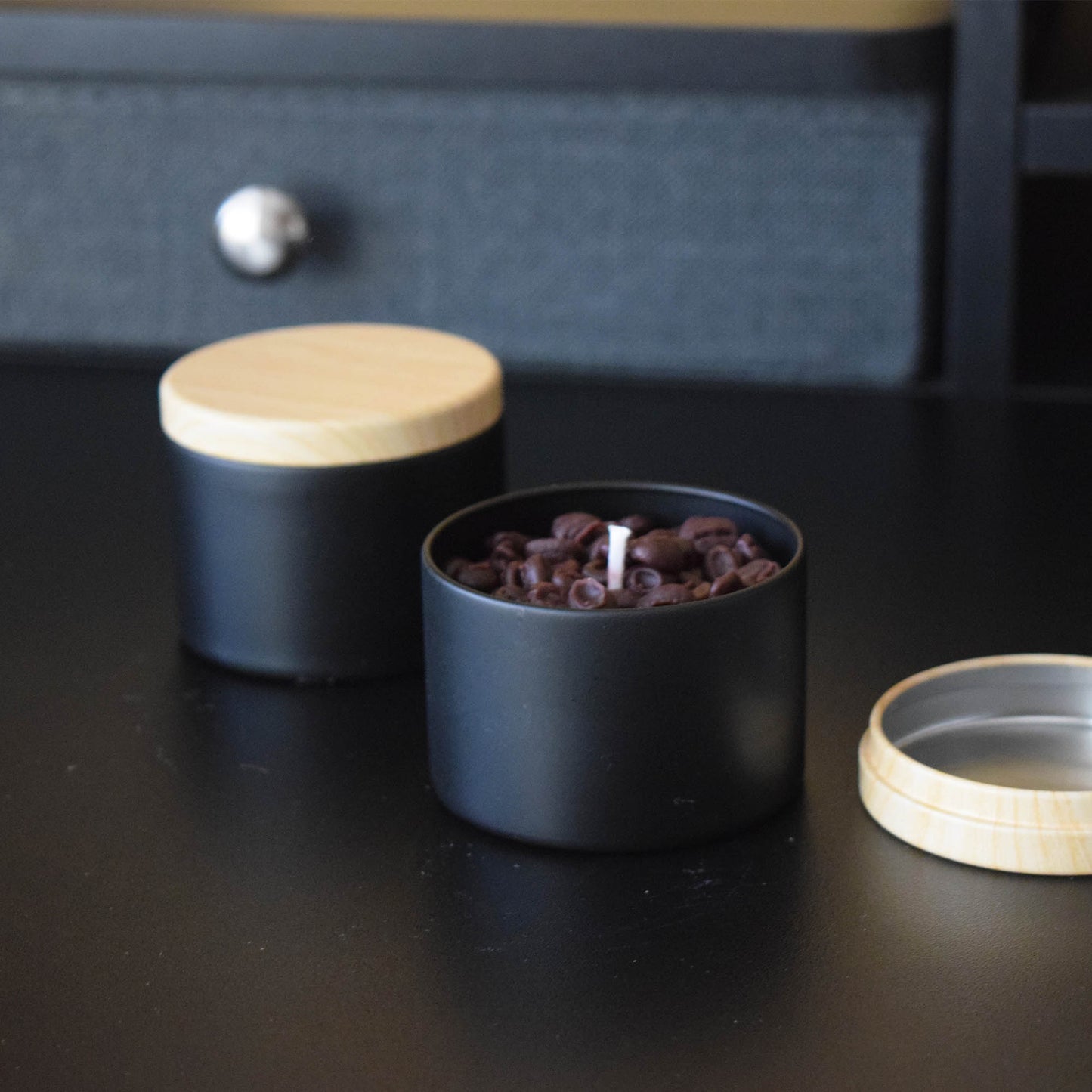 Coffee Bean Soy Candle Fresh Coffee, Espresso Hot Chocolate Scents