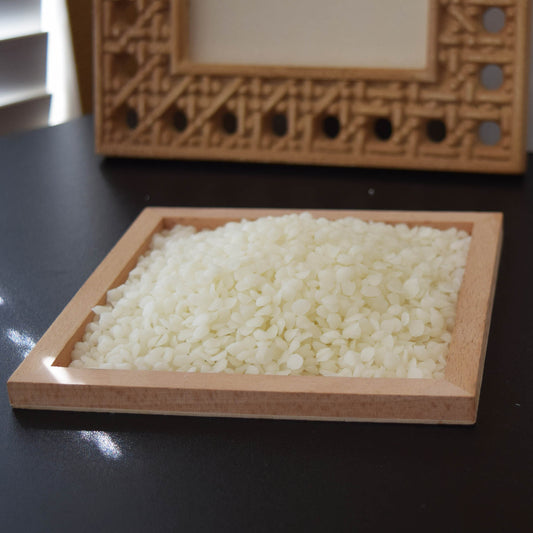 Soft Hand-Modeling Wax for DIY Candle Decoration,100% Natural Bleached Beeswax, Perfect for Crafting Intricate Designs