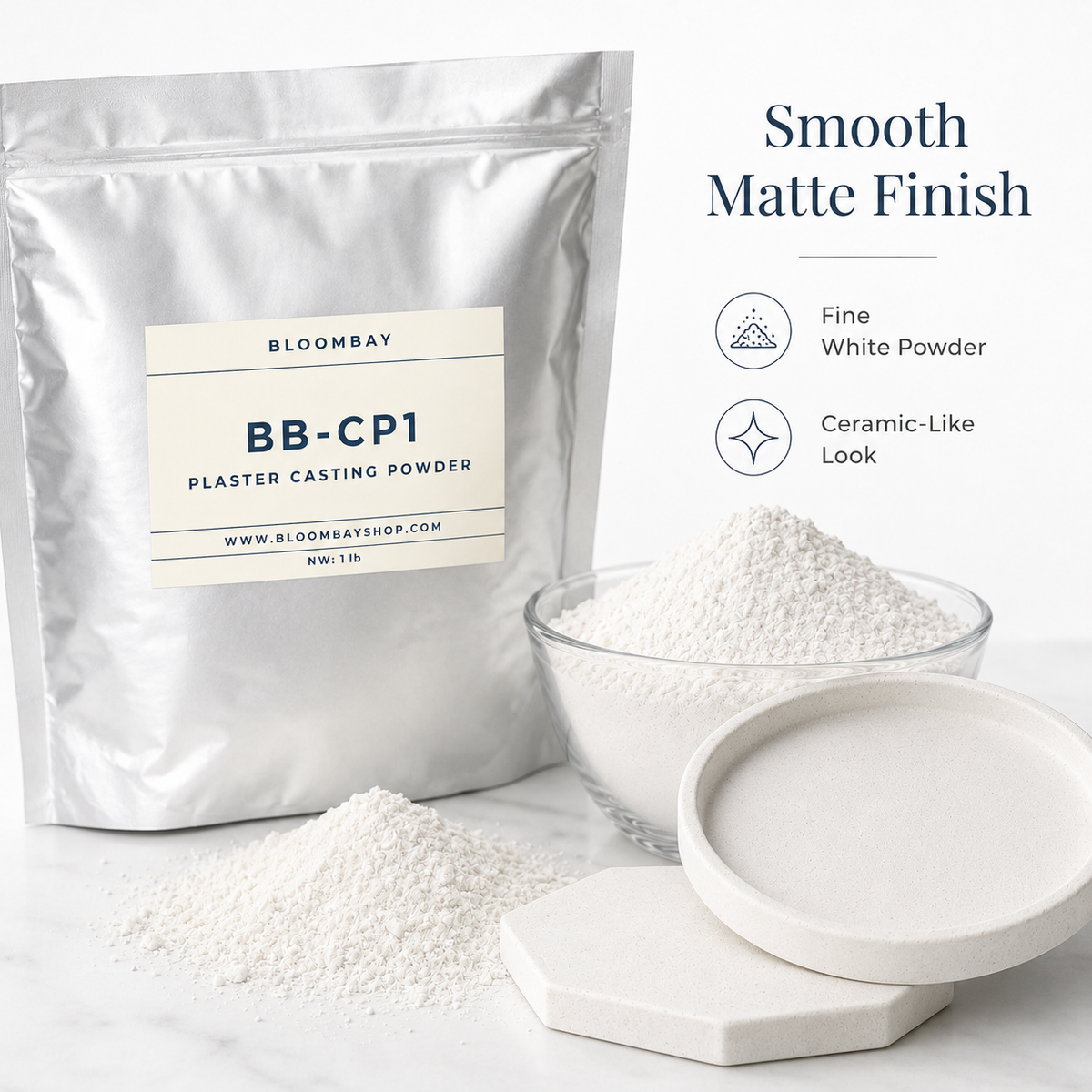 BB-CP1 Plaster Casting Powder DIY Decor Powder