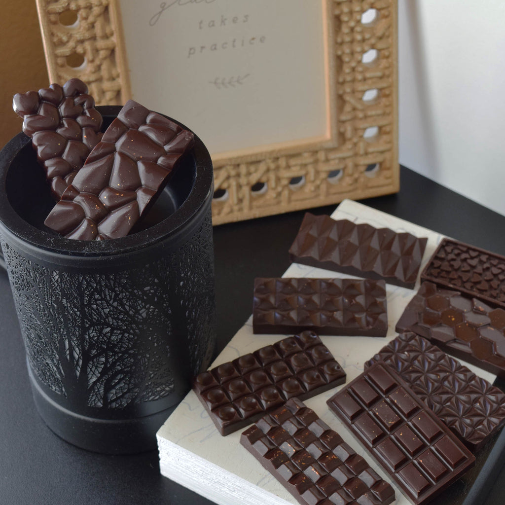 Chocolate Candle Handmade Soy Wax Blend with Rich Gourmet Aroma