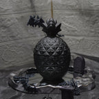 Matte Black Pineapple Glass Candle Jar 5 oz Luxury Candle Container
