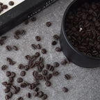 Fresh Coffee Soy Candle in Matte Black Glass Jar