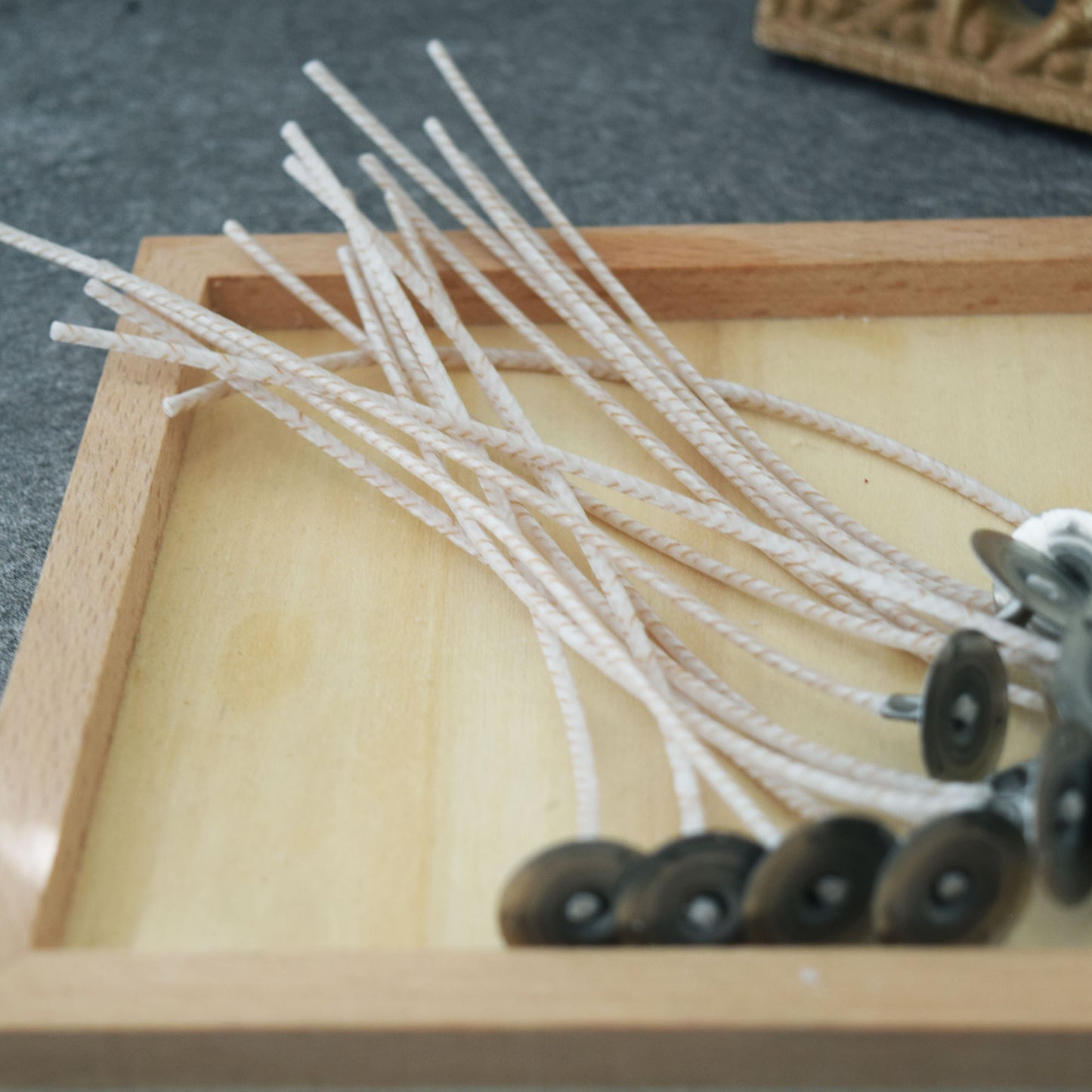 Pearl Beeswax Candle Pearls Gift Set Crystal Glass Jar, Refillable