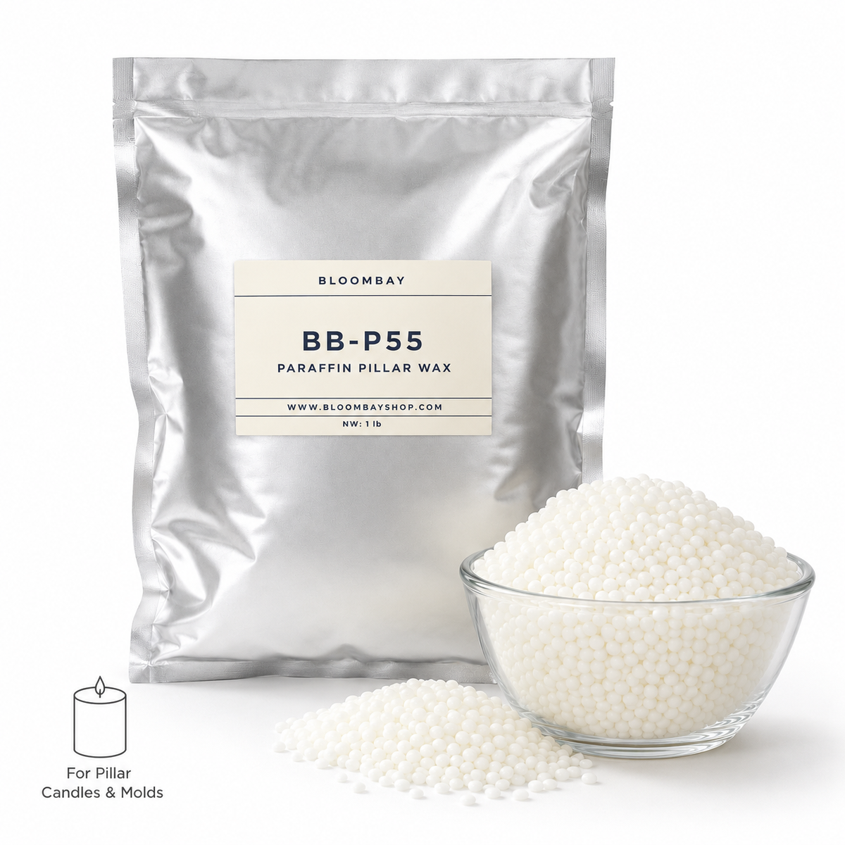 BB-P55 Paraffin Pillar & Mold Wax