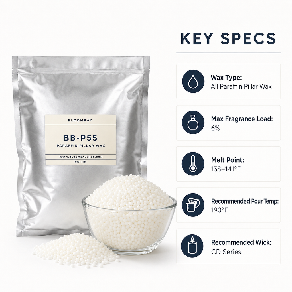 BB-P55 Paraffin Pillar & Mold Wax