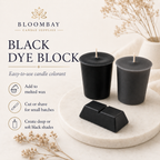 Black Candle Dye Blocks for Candle Making