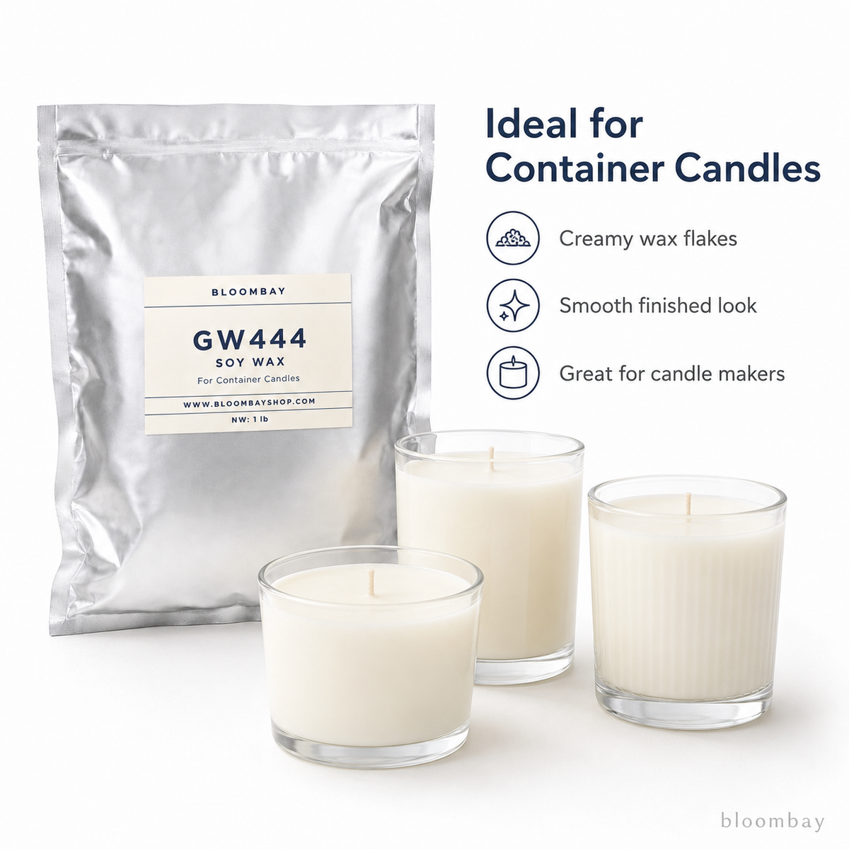 Golden Wax 444 Soy Container Wax for Candle Making