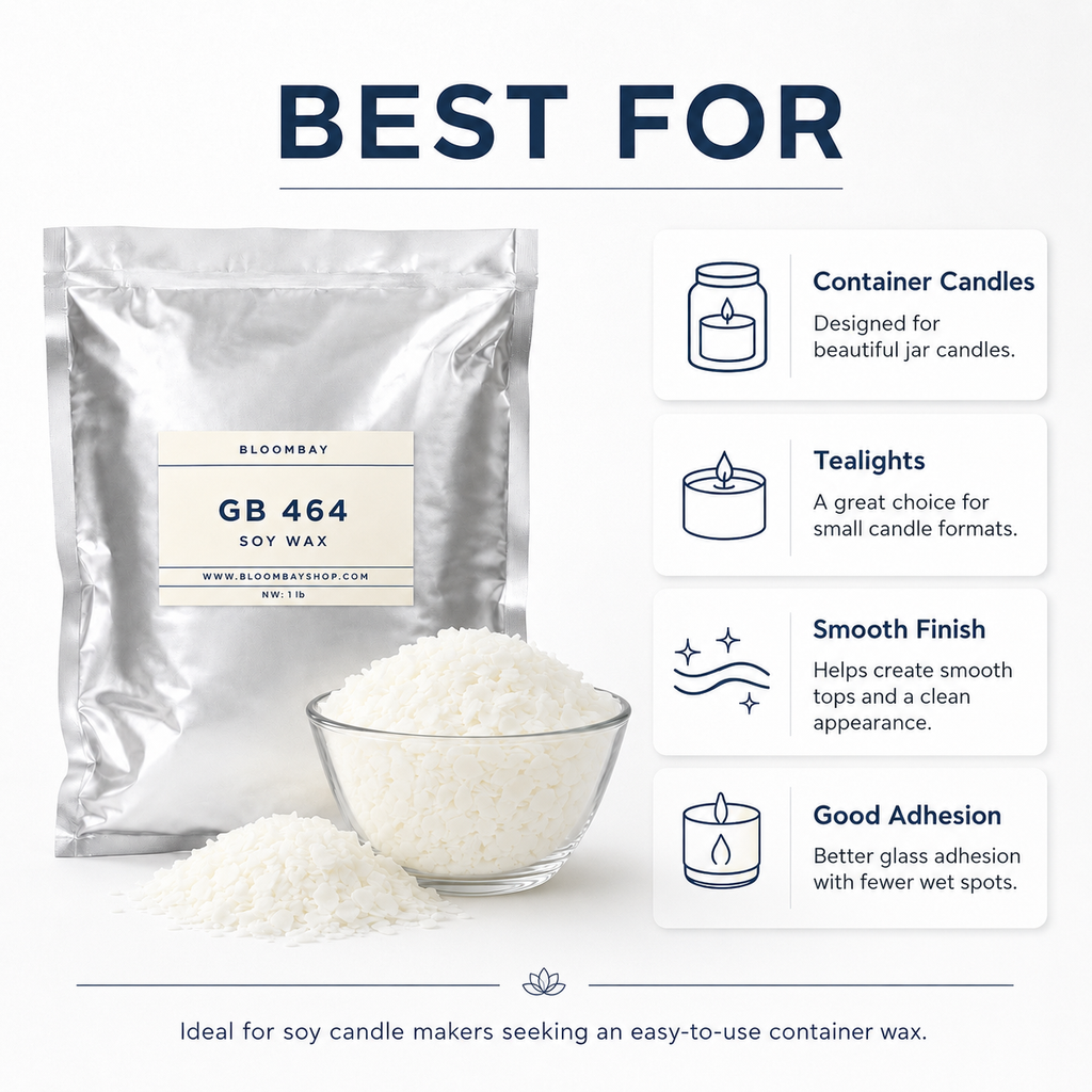 Golden Wax 464 Soy Wax for Container Candle Making