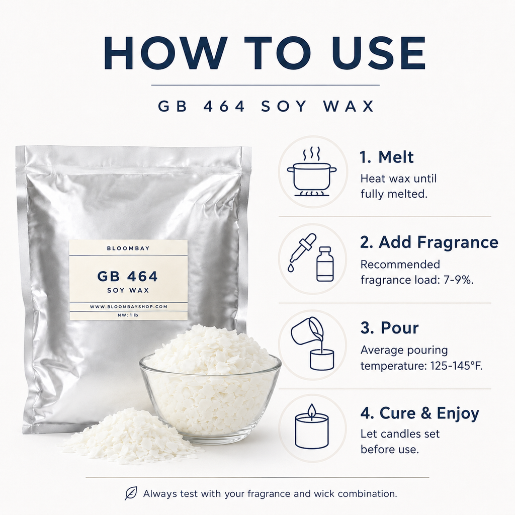 Golden Wax 464 Soy Wax for Container Candle Making