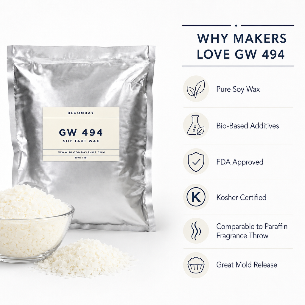 Golden Wax 494 Soy Wax for Wax Melts & Tarts