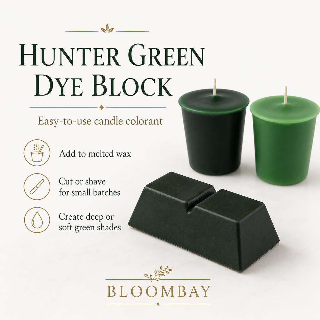 Green Candle Dye Blocks for Candle Making