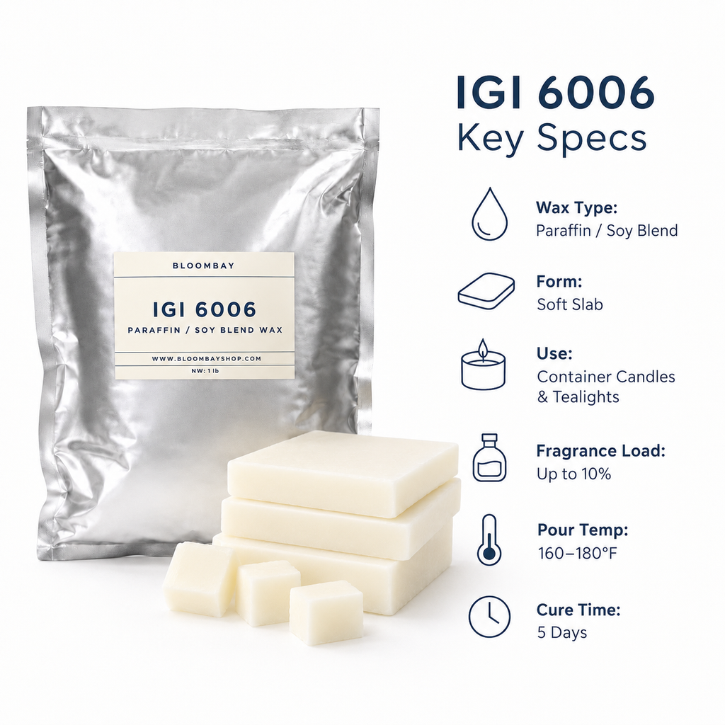 IGI 6006 Paraffin/Soy Container Wax