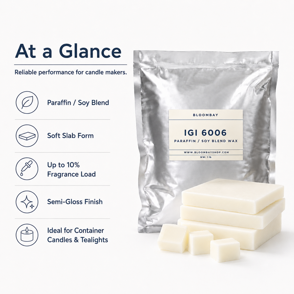 IGI 6006 Paraffin/Soy Container Wax
