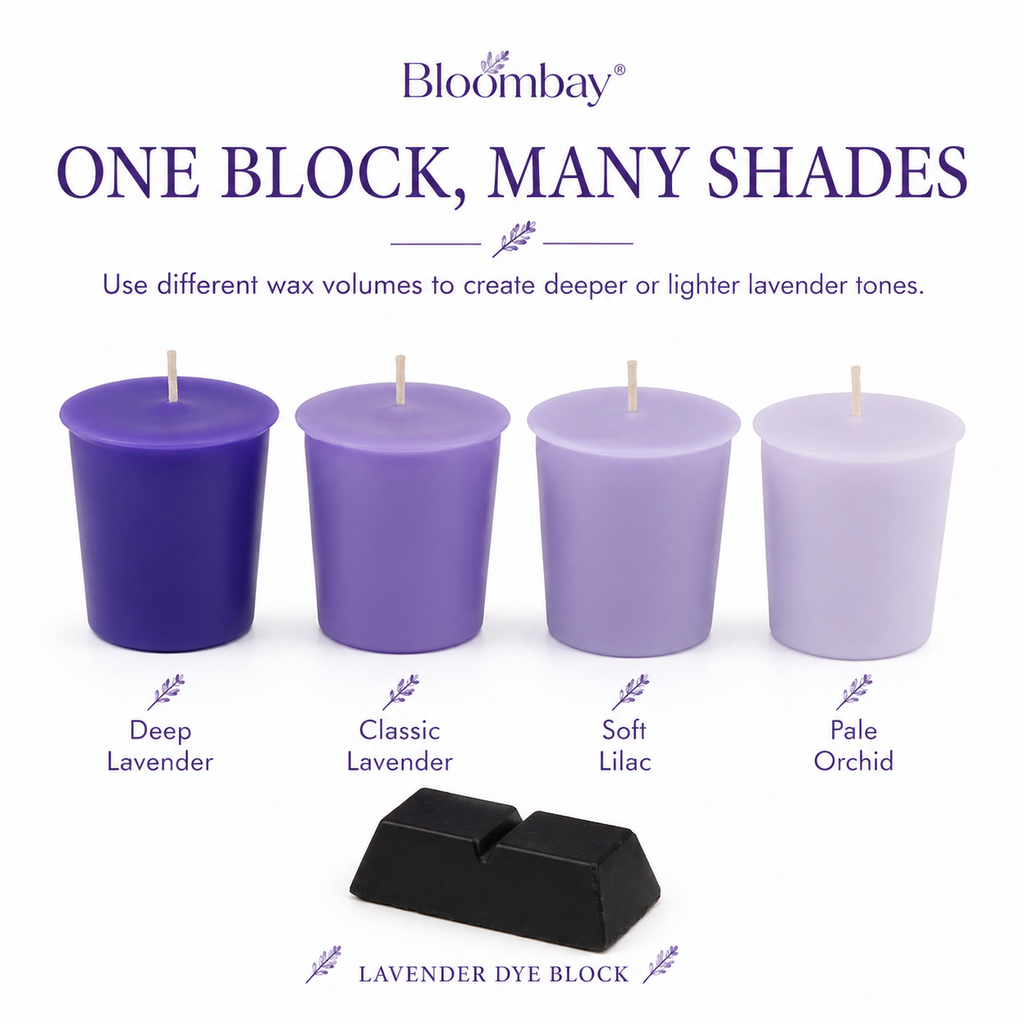 Lavender Candle Dye Blocks for Candle Making