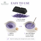 Lavender Candle Dye Blocks for Candle Making