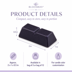 Lavender Candle Dye Blocks for Candle Making