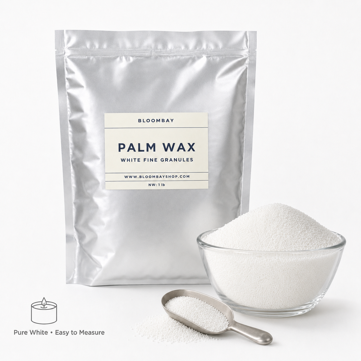 Palm Wax for Molded & Container Candles | Crystal Wax