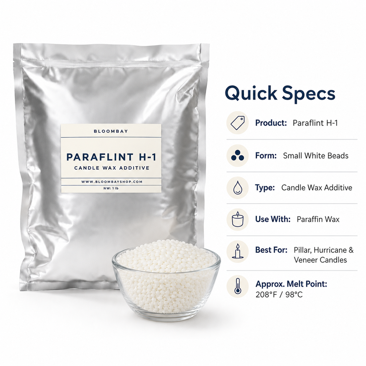 Paraflint H-1 High-Melt Candle Wax Additive