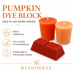 Pumpkin Candle Dye Blocks for Candle Making