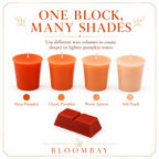 Pumpkin Candle Dye Blocks for Candle Making