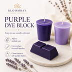 Purple Candle Dye Blocks for Candle Making