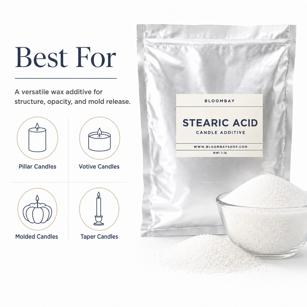 Stearic Acid Candle Wax Additive | Vegetable-Based