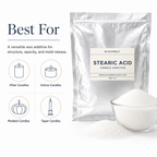 Stearic Acid Candle Wax Additive | Vegetable-Based