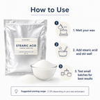 Stearic Acid Candle Wax Additive | Vegetable-Based