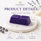 Violet Candle Dye Blocks for Candle Making