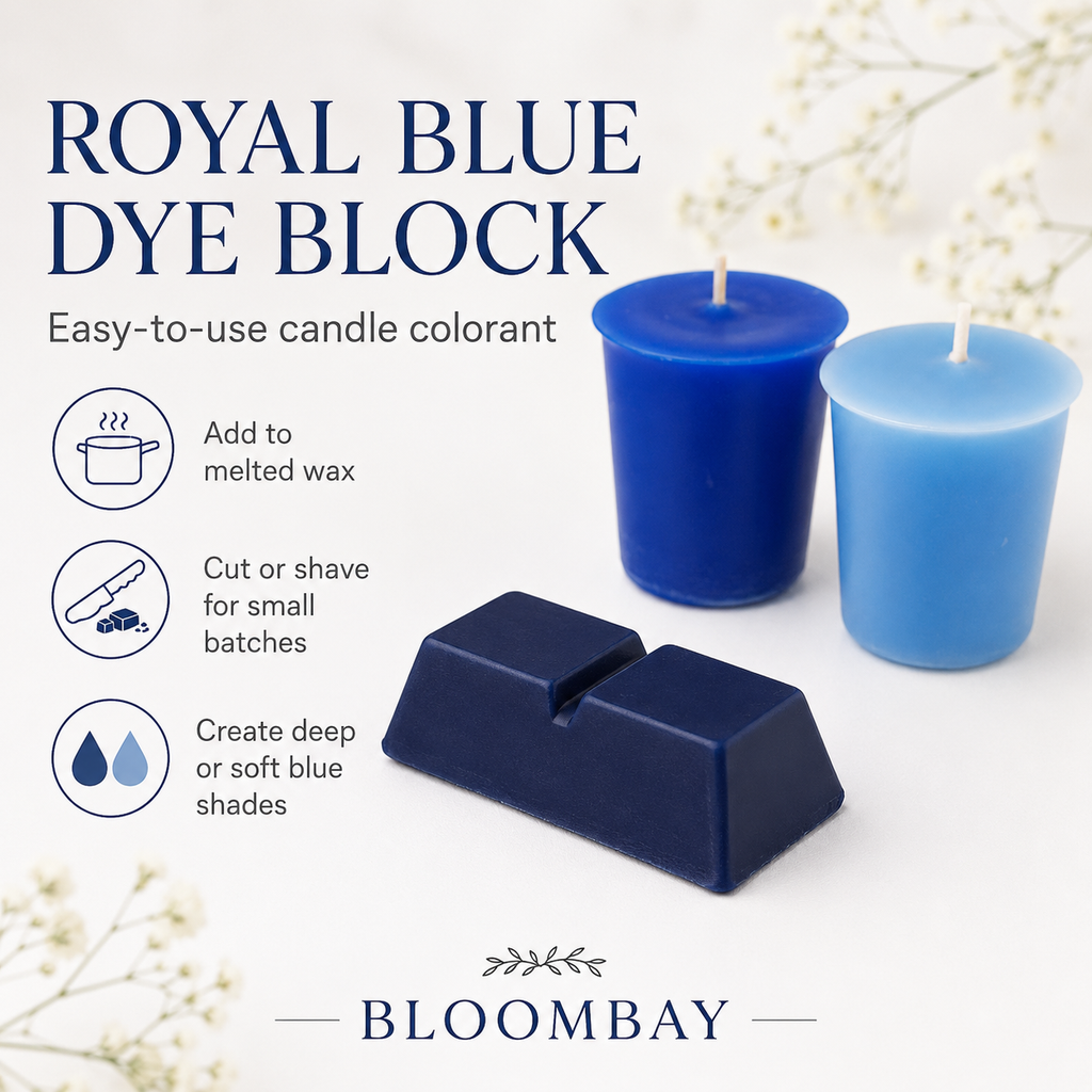 Blue Candle Dye Blocks for Candle Making