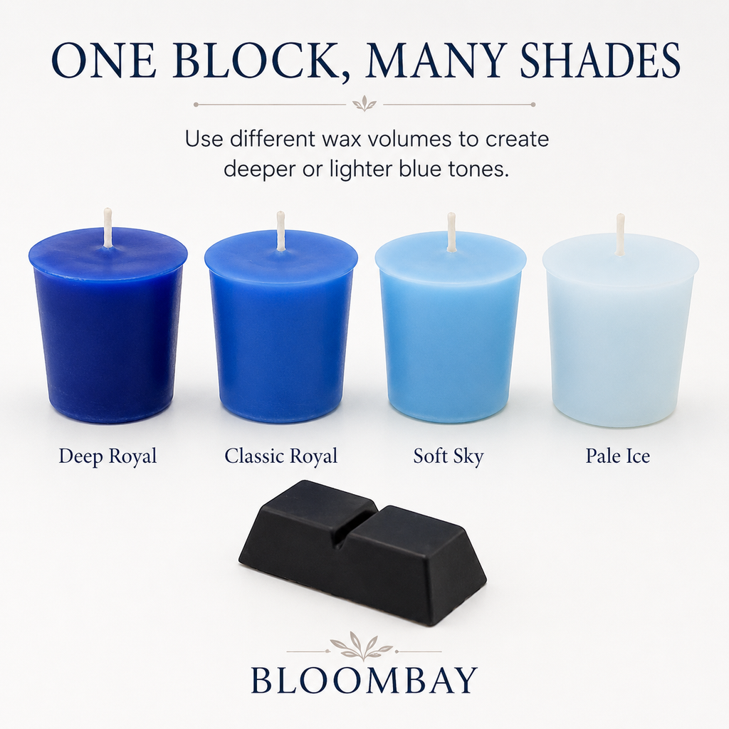 Blue Candle Dye Blocks for Candle Making