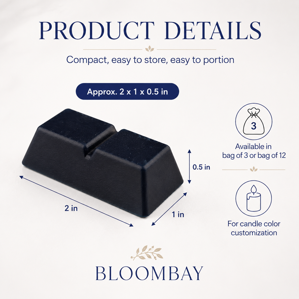 Blue Candle Dye Blocks for Candle Making