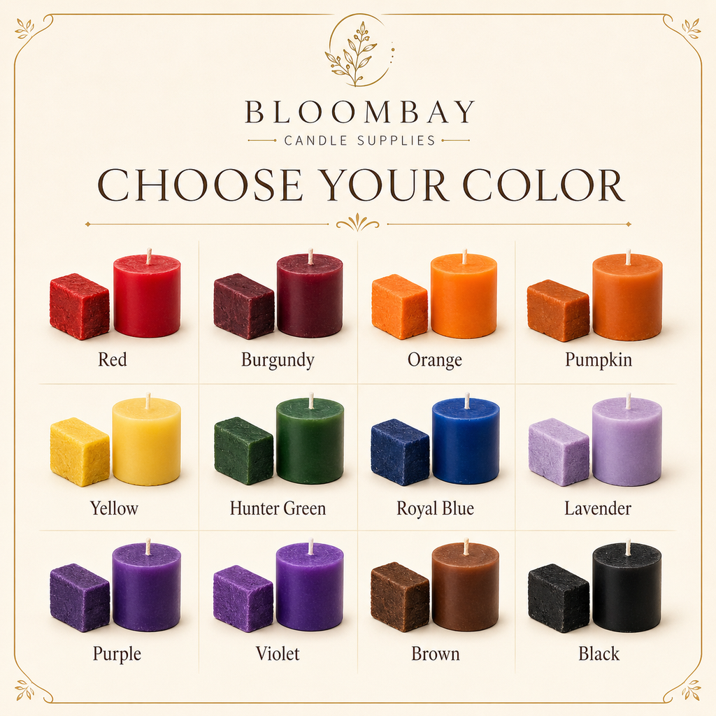 Candle Dye Kit – Solid Color Blocks for Candle Making