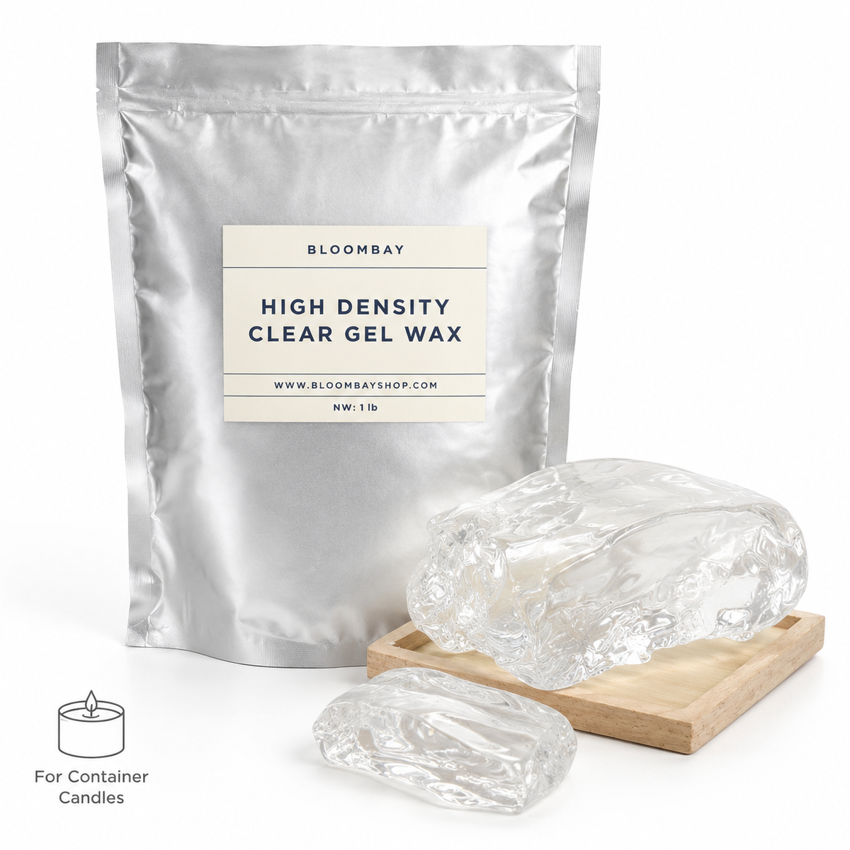 High-Density Transparent Gel Wax for Candle Making