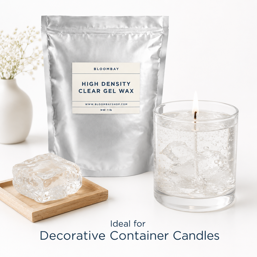 High-Density Transparent Gel Wax for Candle Making