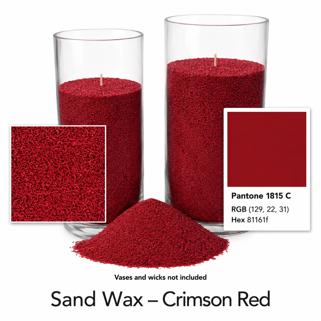 Colorful Sand Wax for Candle Making | Pre-Colored Granulated Wax