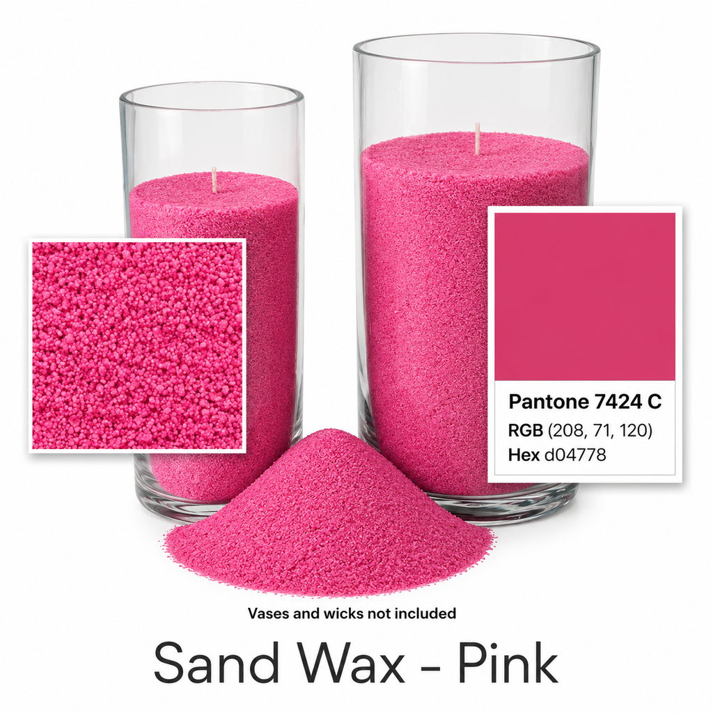 Colorful Sand Wax for Candle Making | Pre-Colored Granulated Wax