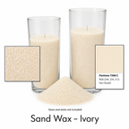 Colorful Sand Wax for Candle Making | Pre-Colored Granulated Wax