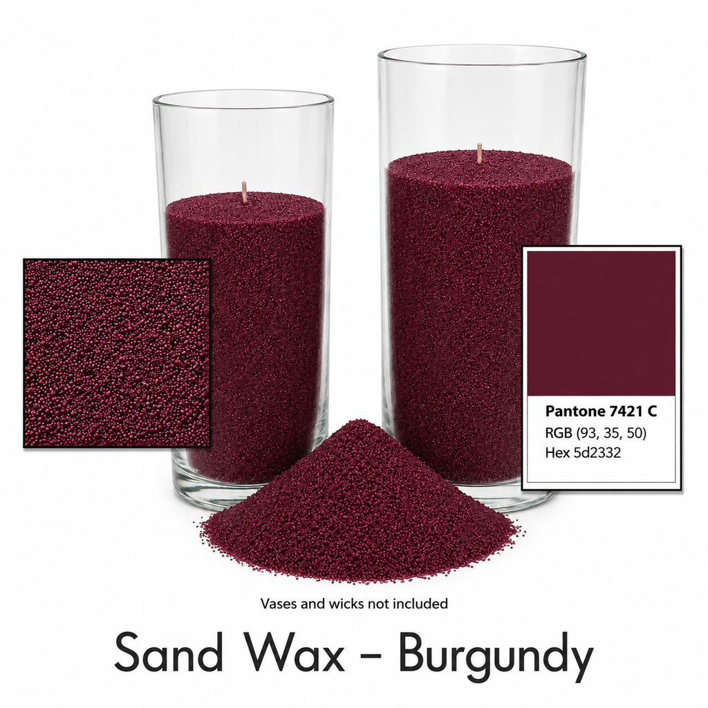Colorful Sand Wax for Candle Making | Pre-Colored Granulated Wax