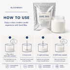 Granulated Sand Wax for Candle Making | Pour-In Candle Wax