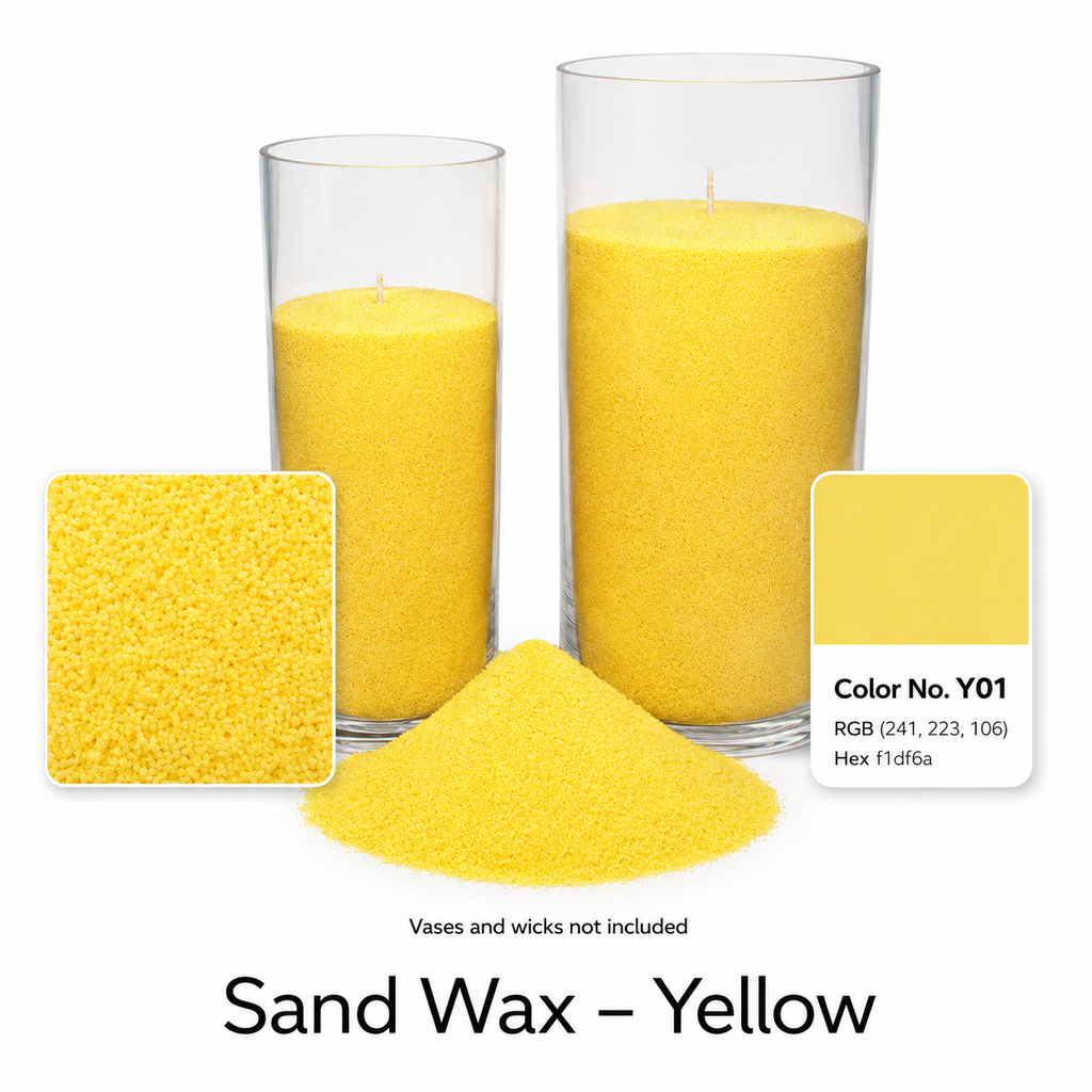 Colorful Sand Wax for Candle Making | Pre-Colored Granulated Wax