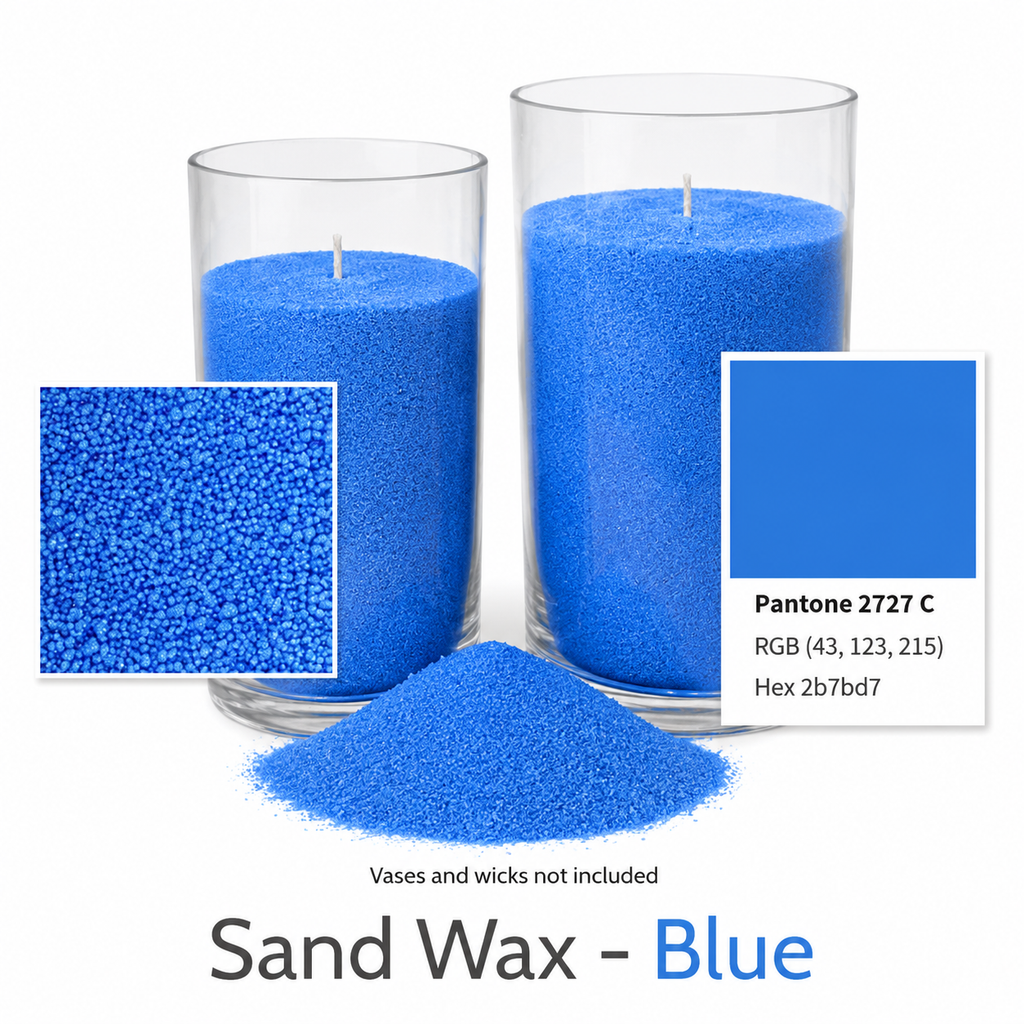 Colorful Sand Wax for Candle Making | Pre-Colored Granulated Wax