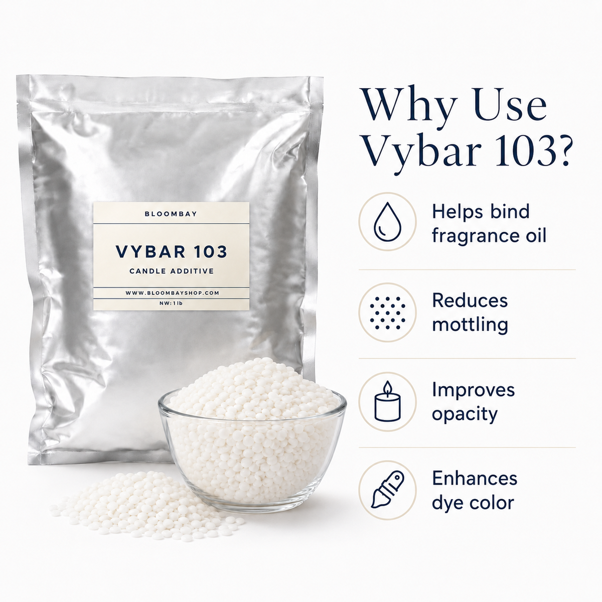 Vybar 103 Candle Wax Additive | High-Melt Paraffin