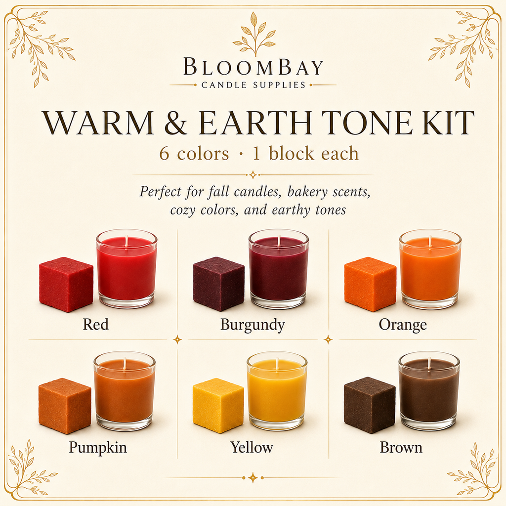 Candle Dye Kit – Solid Color Blocks for Candle Making