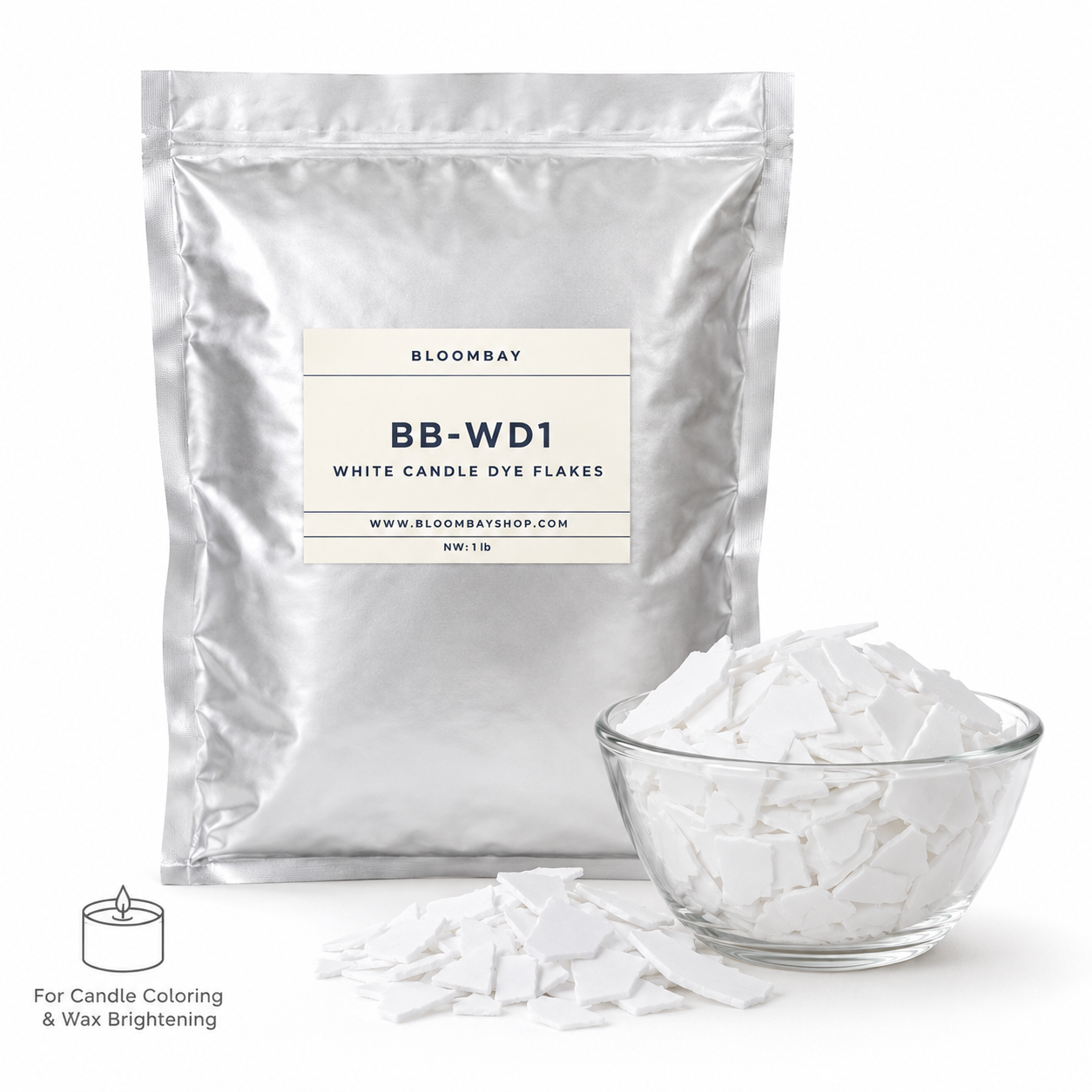 White Candle Dye Flakes for Candle Making