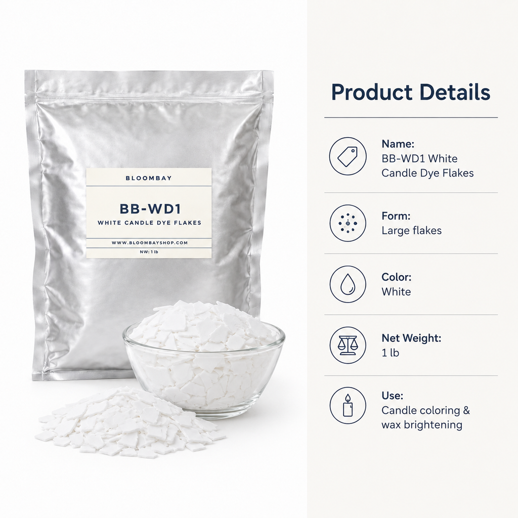 White Candle Dye Flakes | Candle Color Additive