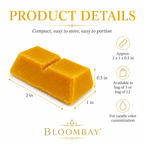Yellow Candle Dye Blocks for Candle Making